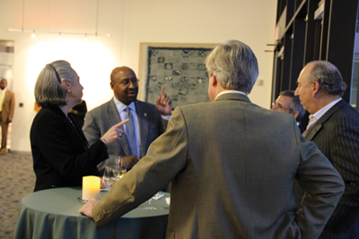 Philadelphia Mayor Michael Nutter pictured with Mary Robinson, John Soroko and Charles O'Donnell