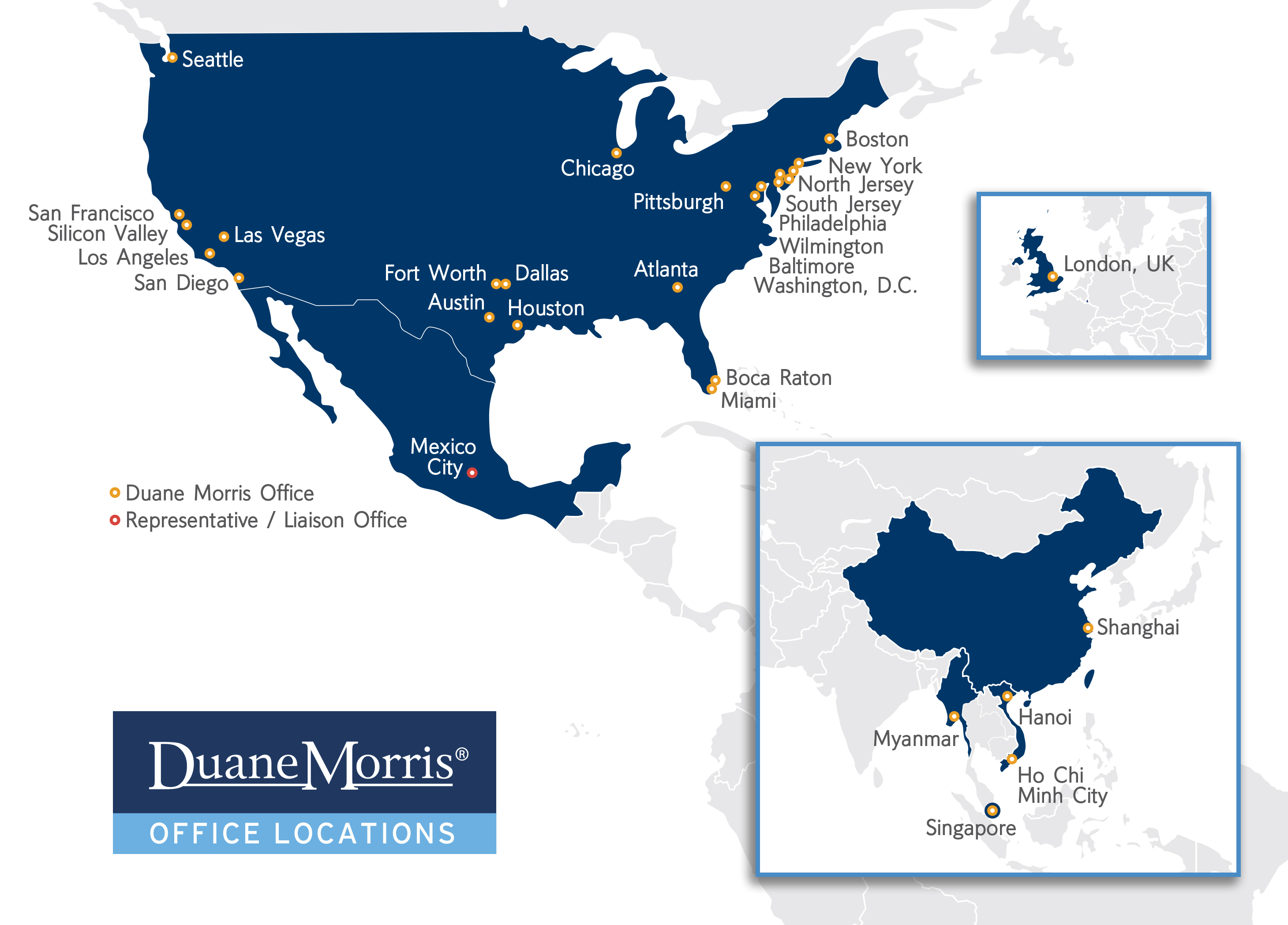 Duane Morris has offices worldwide